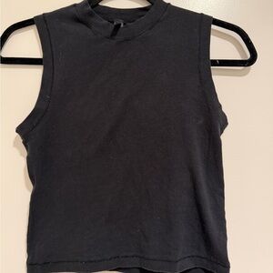 Skims Classic Black Muscle Tee